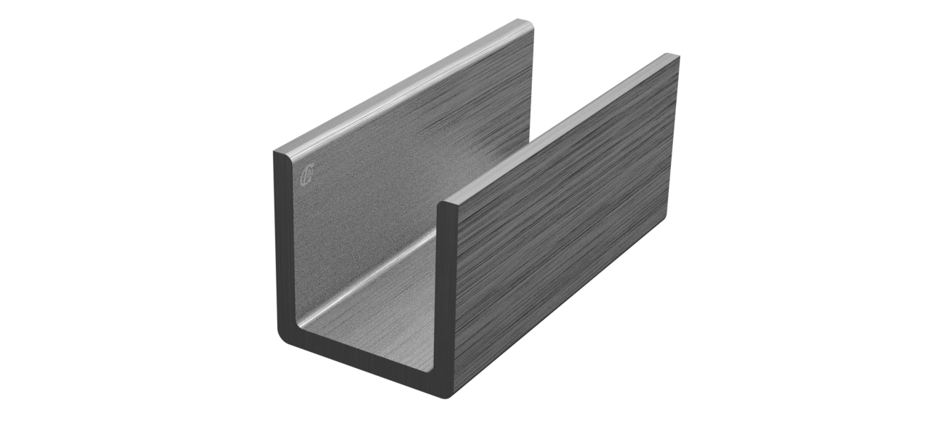 алюминиевый п-профиль размера 45x45x5
